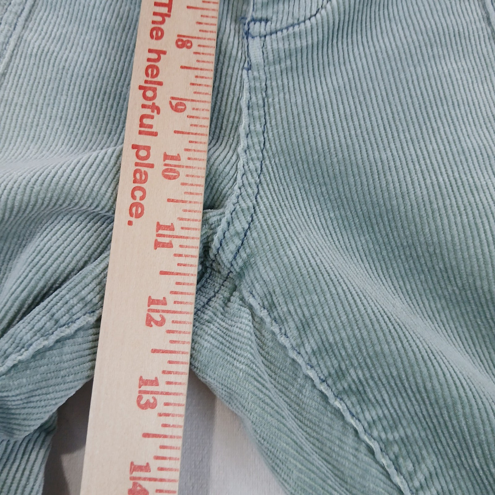 Anthropologie Pilcro The Icon Corduroy Jeans Pants Size 34 Green Flare Low Rise - Picture 15 of 16